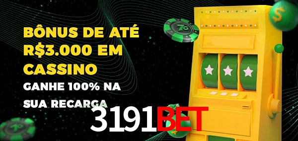 3191Bet melhor bônus de depósito